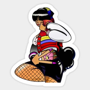 Colombia – Latina Nina Doll Sticker